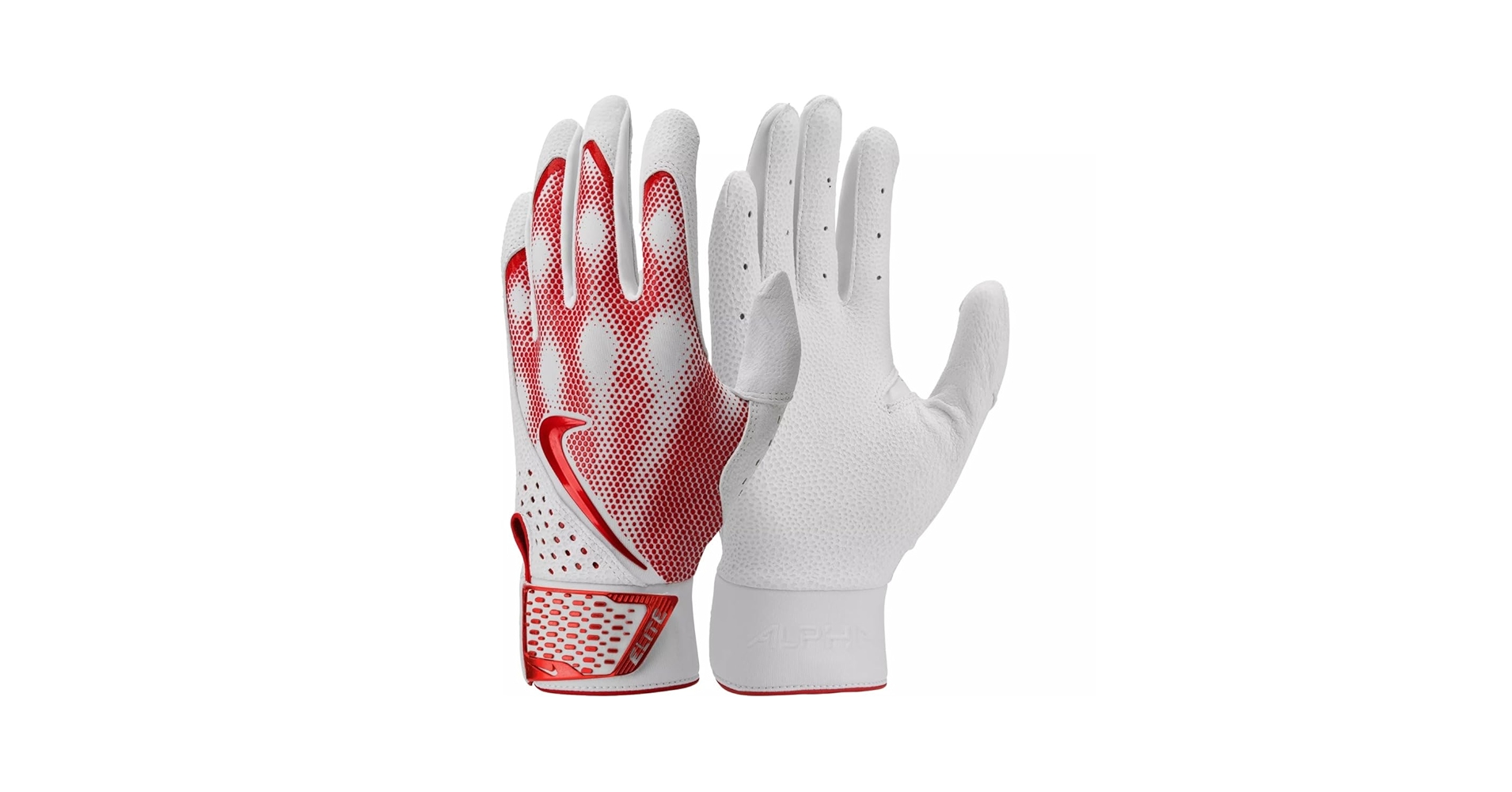 NIKE Alpha Elite グレー  グリーン イエロー Lサイズ バッテ NIKE Alpha Elite グレー グリーン イエロー Lサイズ バッテ