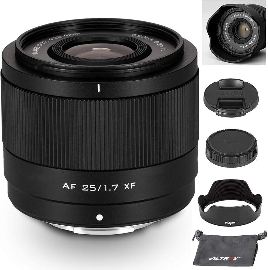 Amazon.com : VILTROX 25mm F1.7 XF APS-C for Fuji X, Large Aperture