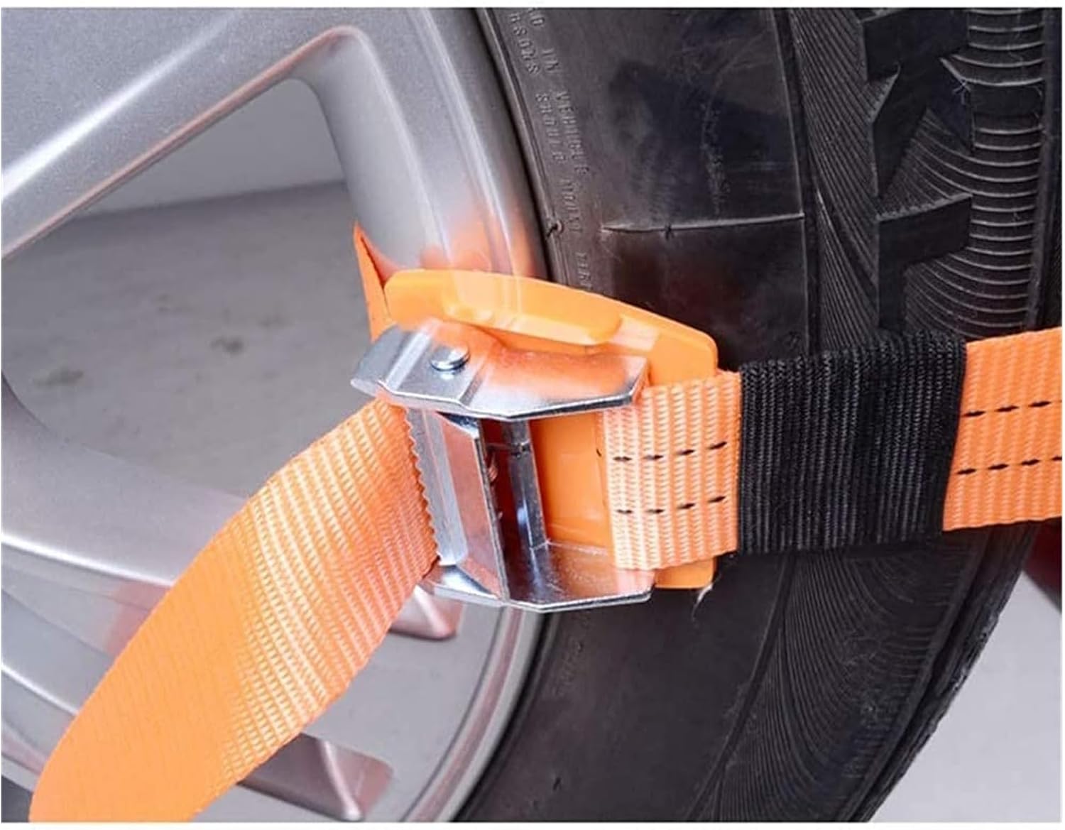 5 Pack Anti-Slip Tire Chain Car Snow Chain Tires Snow Chain Car Off-Road Vehicle SUV Tire Snow Chains Easy to Install Tire Blocks