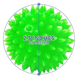 IMPRESA Spiky Stress Balls - Holiday Stocking Stuffers for Kids & Fidget Toys - Sensory Engagement & Sensory Toys - Party Favors & Bouncy Balls for Kids - Pack of 10, Multicolor