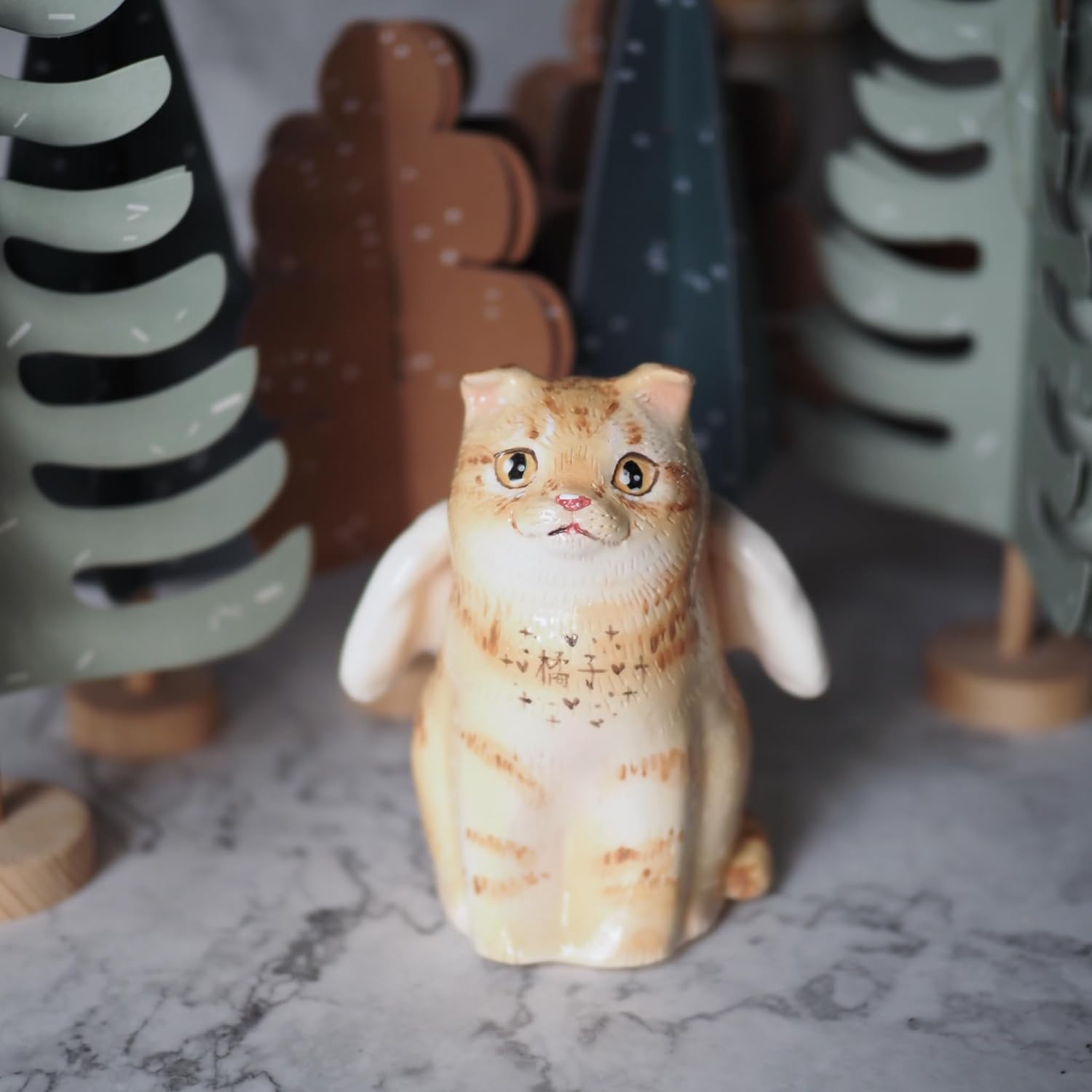 M size Custom Ceramic Cat Sculpture, Pet Cremation Urn, Custom Pet Memorial Personalized Gift, Memorial for Pets