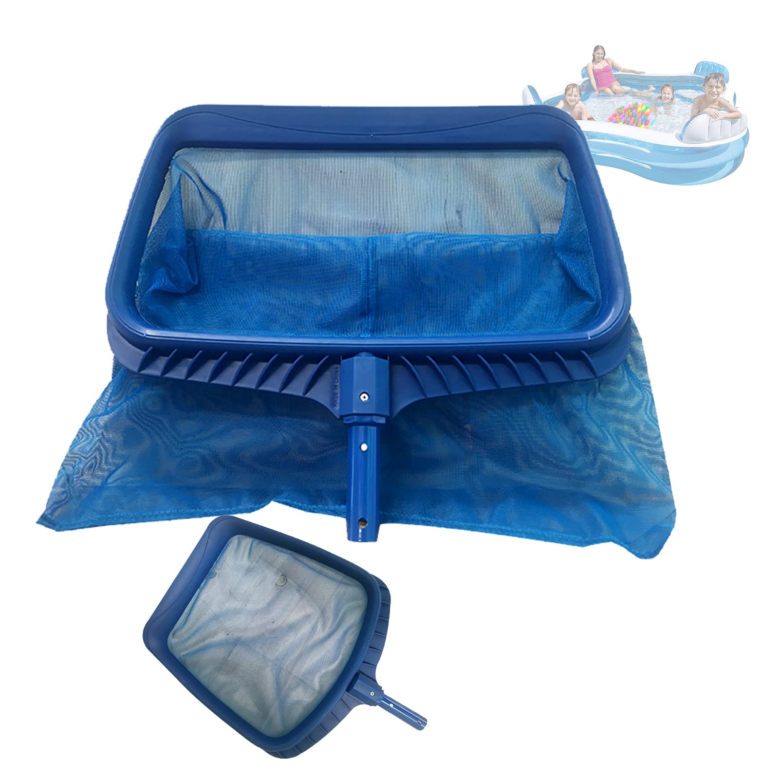 SRHIMEOS Retino Piscina, Retino per Piscina, Professionale Skimmer per Piscina con Rete a Maglia fine a Basso ingombro Stagno Piscina Stagno per Pulizia Piscina Foglie e detriti