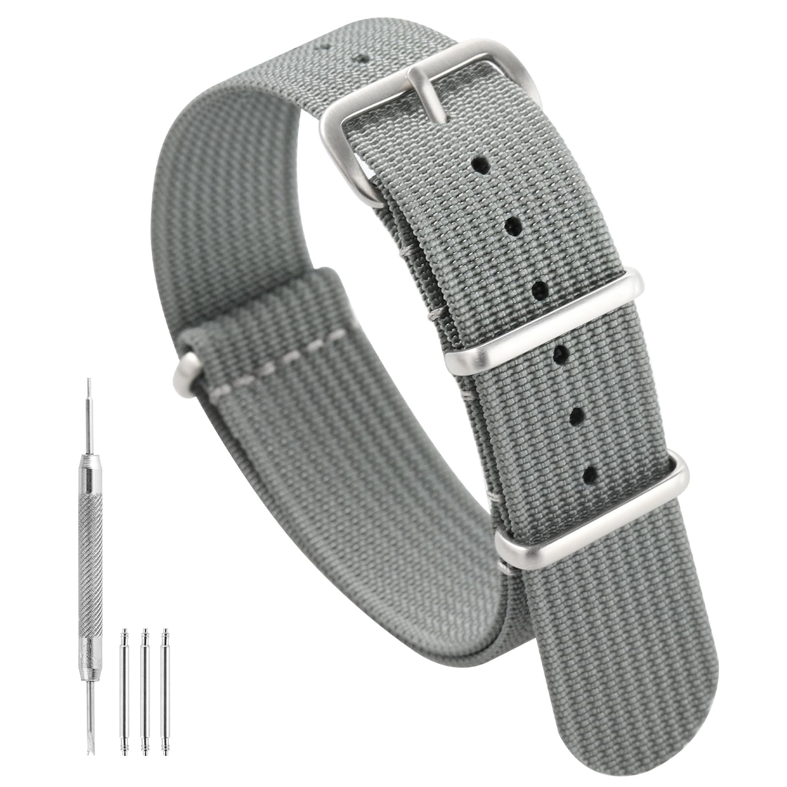 TACTICAL FROG Nylon Watch Band 18mm 19mm 20mm 22mm, Waterproof Military Watch Straps Replacement for Men Women, With Stainless Steel Buckle (B0BGHNFKPG) Amazon Price History, Amazon Price Tracker