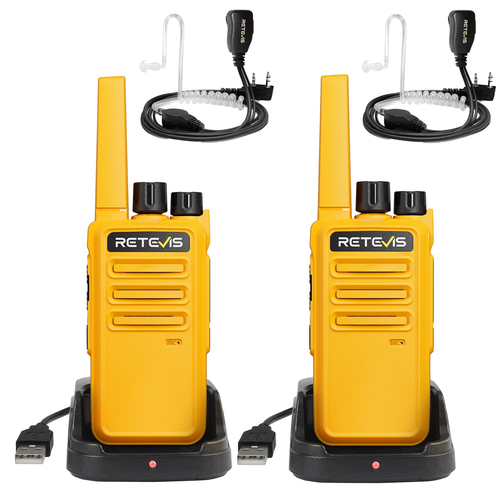 Retevis RT668 Walkie Talkie, PMR446 Funkgerät für Erwachsene mit Headset