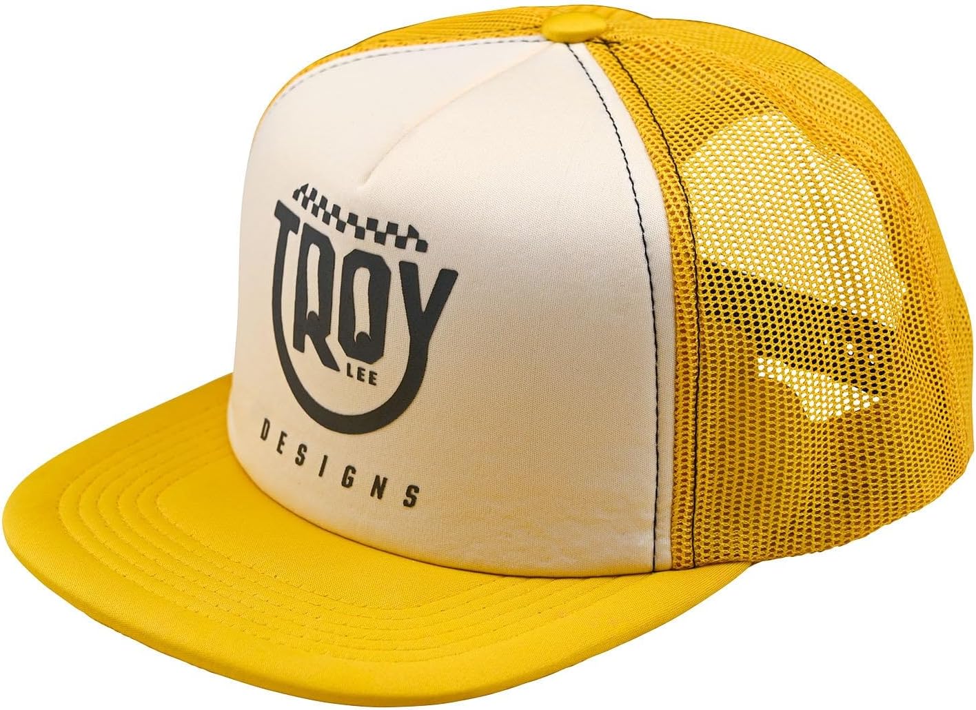 Trucker Snapback Hat Cap, Smiley Golden, OSFA