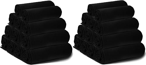 Miniatura 4 de Paquete de 60 mantas de forro polar suave a granel de 50 x 60 pulgadas, acogedora manta cálida para sofá de viaje al aire libre, al por mayor