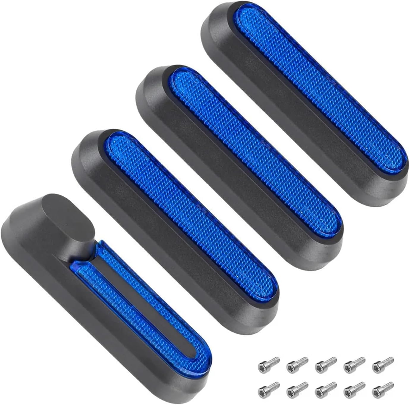 Wheel Cover Hub Cap Protective Shells Reflective Stickers,Compatible for Xiaomi 1S Pro 2 M365 Mi3 Pro Electric Scooter Accessories