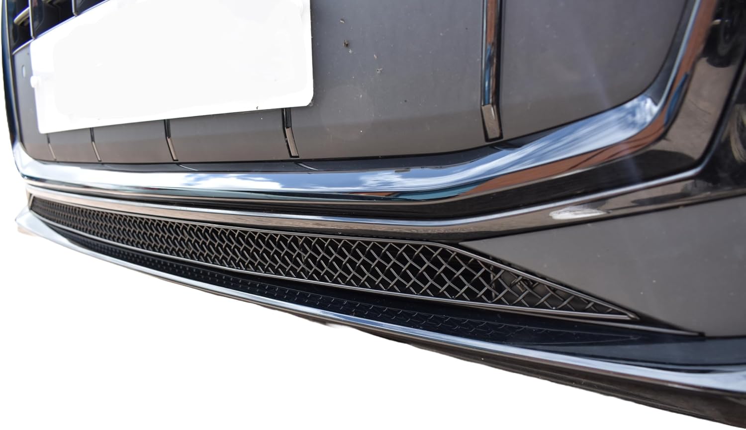 Zunsport Compatible with Audi Q7 S-Line / SQ7 MK2 Facelift - Front Grill Set - Black Finish (2020 -)