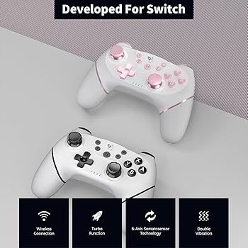 Nintendo Switch wimax  02 Amazon.com: AceGamer 2 pack Wireless Controller for Nintendo