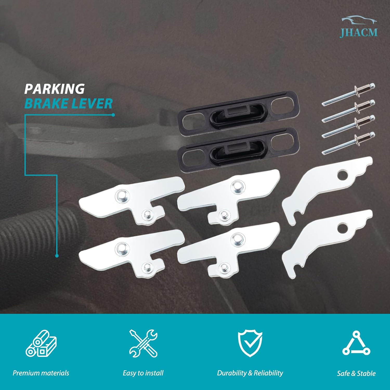 924-741 Parking Brake Lever Kit Compatible with Ford Lincoln 2000 2001 2002 2003 2004 2005 2006 2007 2008 2009 F-150 F-250 F-150 Heritage Expedition Town Car Mark LT Navigator 924741