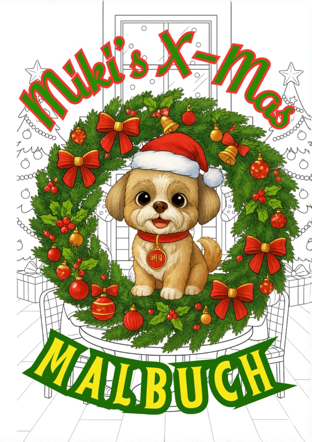 MIKI's Weihnachten Teil 1 - Erlebnisreiches Malbuch mit über 30 kreativen Tier Bildern zum Ausmalen und Entspannen für Groß & Klein: MIKI's ... auf meine spannenden Reisen durch die Welt