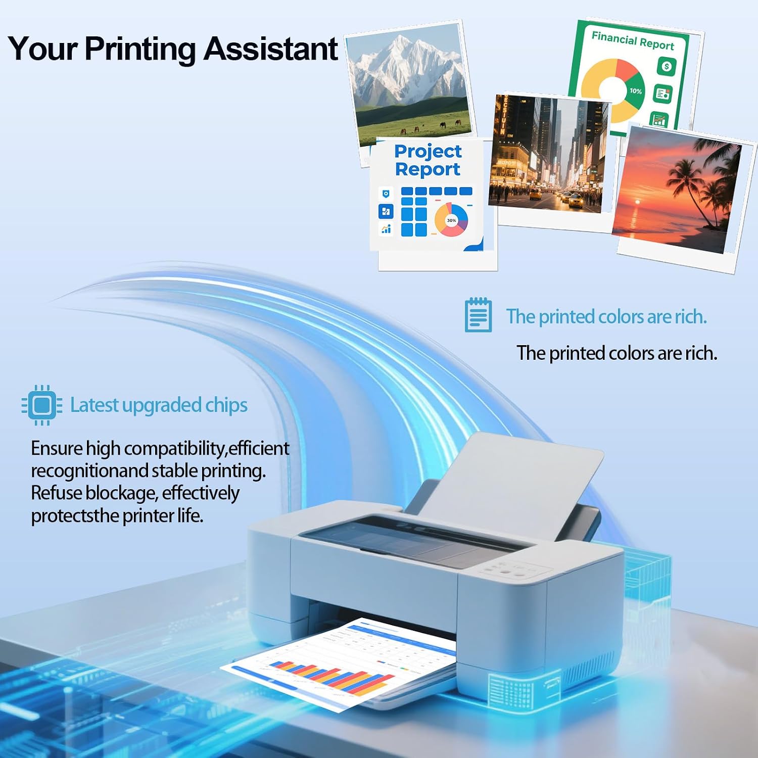 15XL 78XL 15 78 High Yield Ink Cartridge Use for Deskjet 920 940 3820 PSC 720 750 Officejet V30 V40 Printers (1 Black 1 Tri-Color)