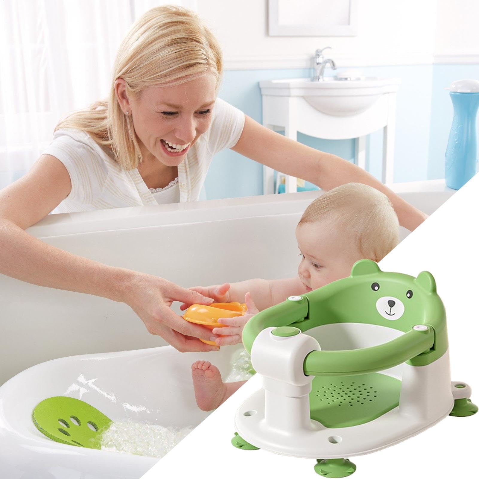 Seggiolino Da Bagno Per 6+ Seduta In Vasca, Sedile Da Bagno | Seduto Per Bambini e Bambine 6+ , Maschi e Femmine, , Seggiolino Bagnetto, Sedile Vasca, Bebè, Piccoli