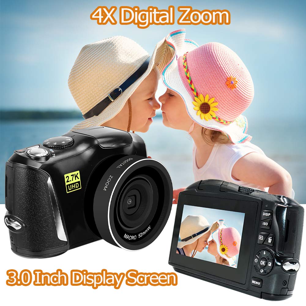 デジタルビデオカメラ　4K Ultra HD Wi-Fi 48.0メガピクセル Amazon | MOMVEDA ビデオカメラ 4K YouTubeカメラ4800万画素WIFI