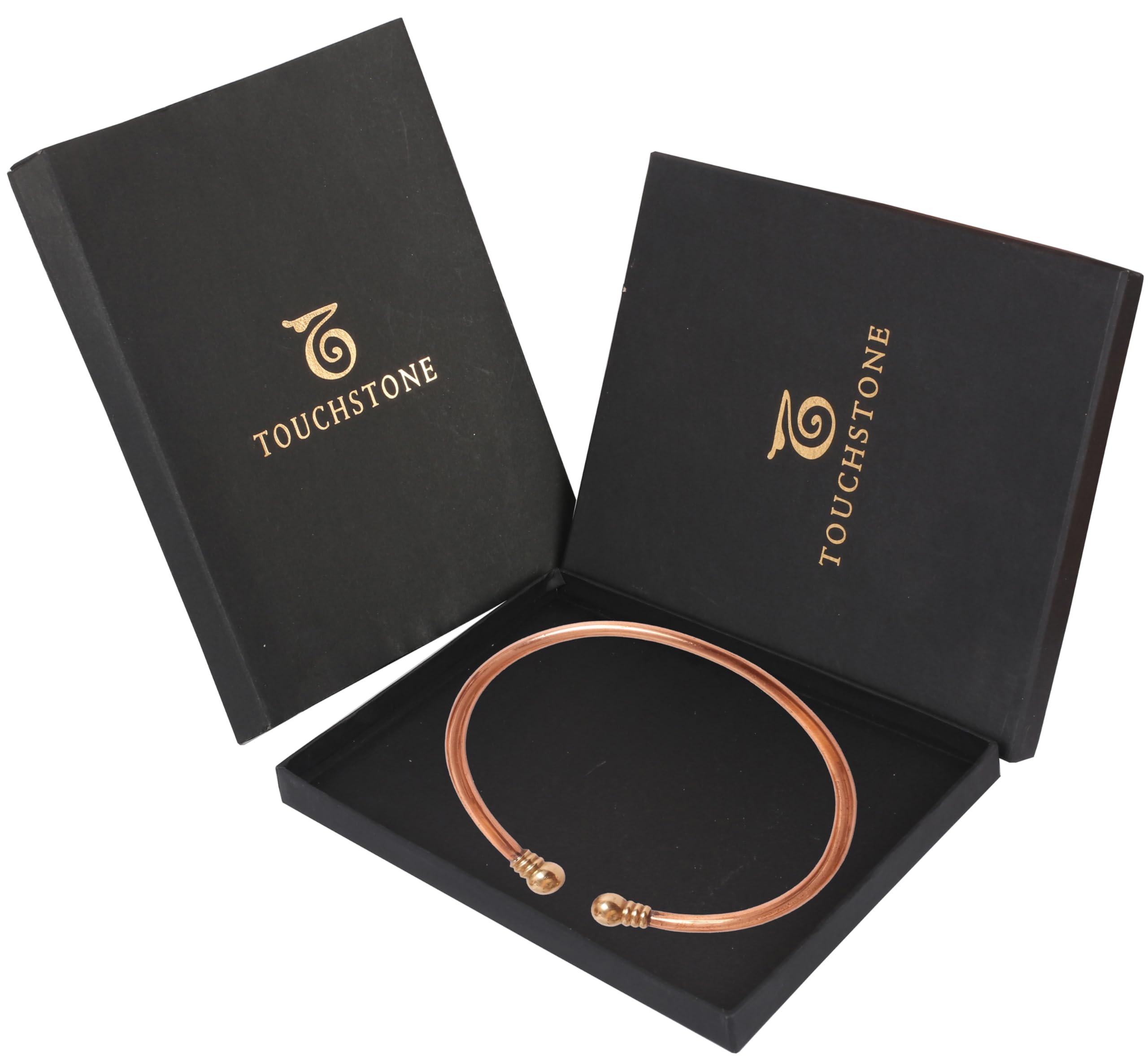 Sunsoul by Touchstone Indischer handgefertigter, gehärteter Immunitätsverstärker, Designerin-Schmuck, hochwertiges Fußkettchen aus reinem Kupfer in natürlichem Farbton für Frauen.