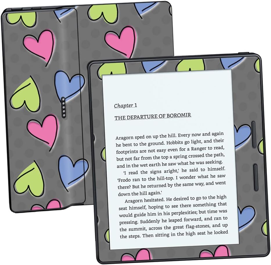 MightySkins Skin Compatible with Amazon Kindle Oasis 6" (8th Gen) - Girly | Protective, Durable, and Unique Vinyl Decal wrap Cover | Easy to Apply, Remove, and Change Styles | Made in The USA