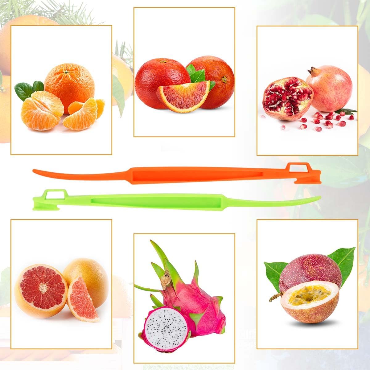 Oran Peeler Tool Citrus Fruit Opener Kitchen Cutter Plastic Oran