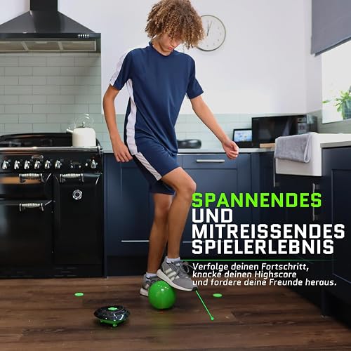 Smart Ball 1001CB Soccer Bot Entraîneur de Football d'intérieur Noir Taille Unique - 5