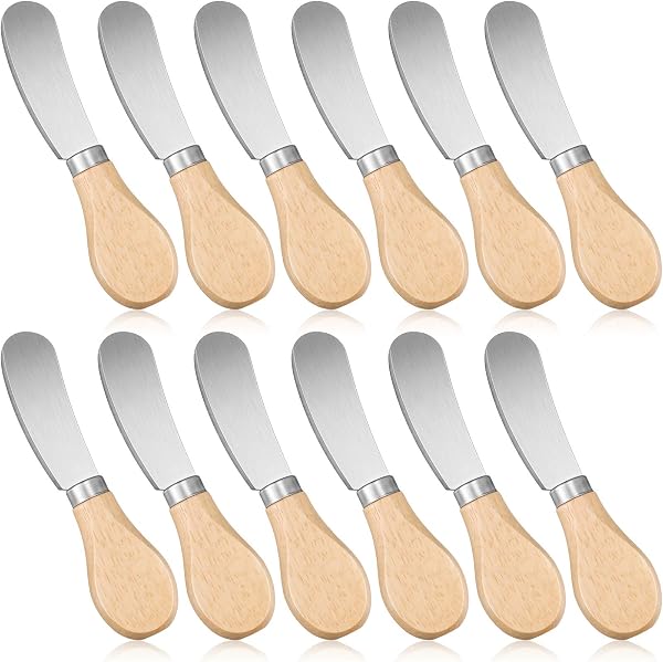 Patelai 12-Piece Cheese Spreader Knife Set
