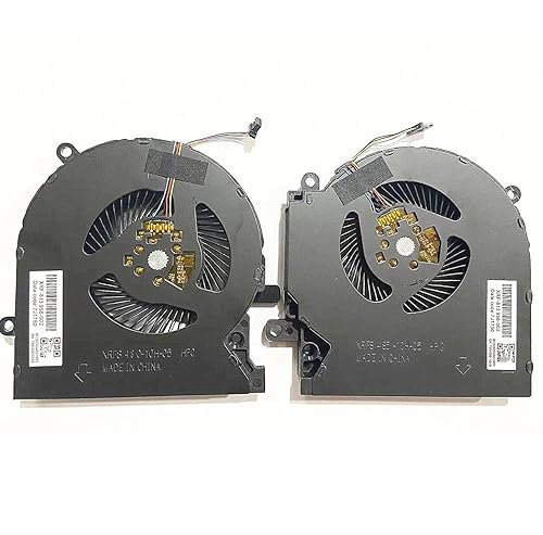 Fleshy Leaf Nuevo CPU+GPU Reemplazo del ventilador de refrigeración para HP Omen 15-EN 15-EK 15-EK0023DX 15-EK0020CA 15-EK0013DX 15-EK0008CA