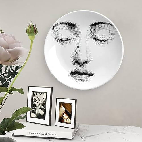 Miniatura 5 de Lina Cavalieri - Placa decorativa de pared, misteriosa placa para colgar en la pared, incluye soporte y gancho de resorte especial, B31, 8 pulgadas