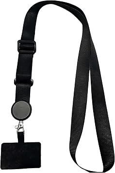 SPELT 30-60cm Length Adjustable Cell Phone Neck Lanyard Strap Pendant Cord Strap Nylon Fabric