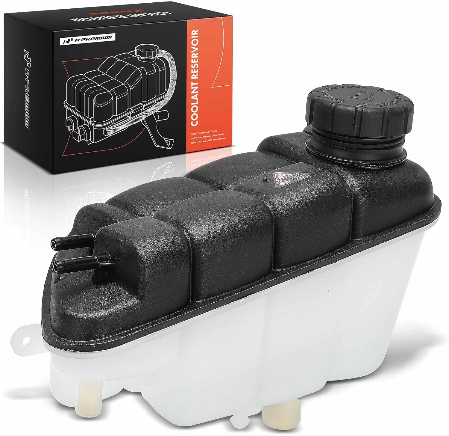 A-Premium Engine Coolant Overflow Recovery Reservoir Tank with Cap Compatible with Mercedes-Benz CL55 AMG 2003-2006, G55 AMG 2005-2011, S55 AMG 2003-2006, Replace# A2205000149, 2205000149