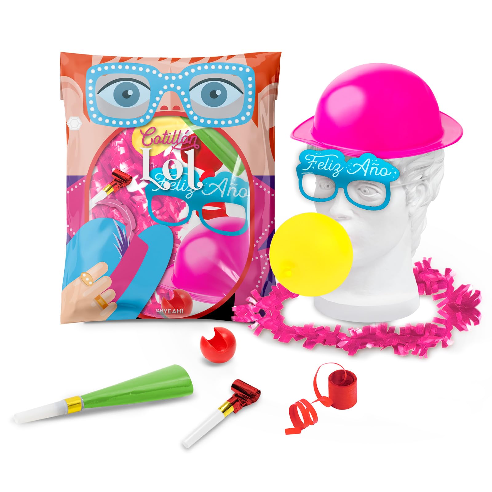 OH YEAH - 30 Tüten - LOL - Silvester - Silvester - Silvester - Silvester - Silvester - Silvesterparty - Silvesterdeko - Einzigartiges Design