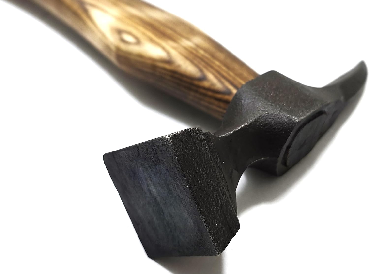 17-Inch Vikings Hammer Spike with High Carbon Steel Head & Ash Wood Handle – Multi-Purpose Camping Axe with Hammer & Spike, Includes Leather Axe Holder war Hammer