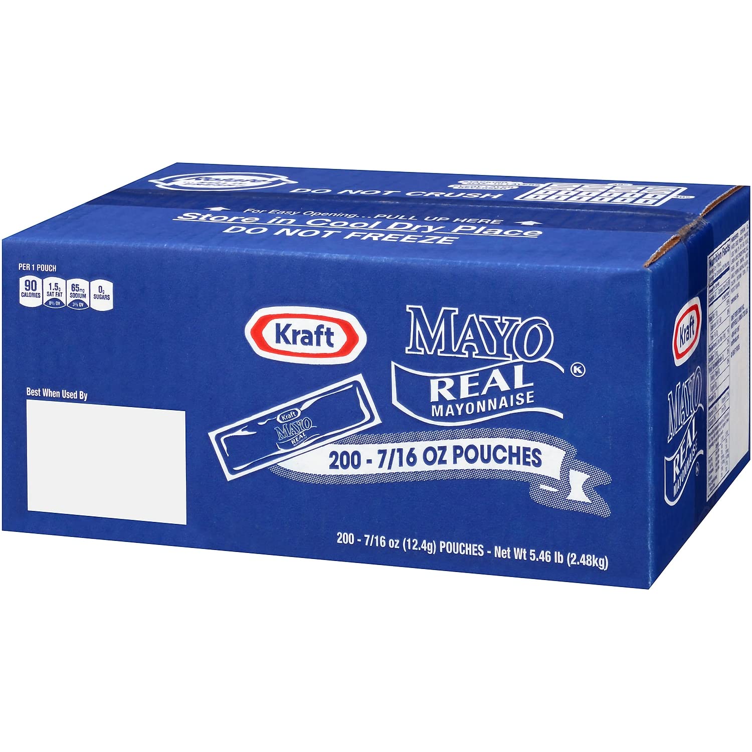 Kraft Mayo Real Mayonez, pojedyncze opakowania, 12,5 g, 200/pudełko (220-01118)