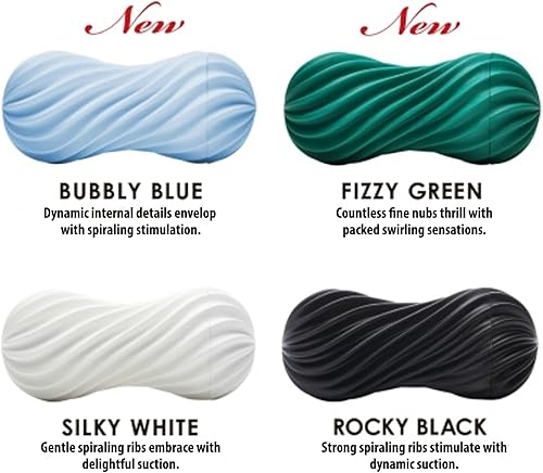 Miniatura 8 de TENGA Flex Bubbly Blue Masturbador masculino reutilizable (MOV-003)