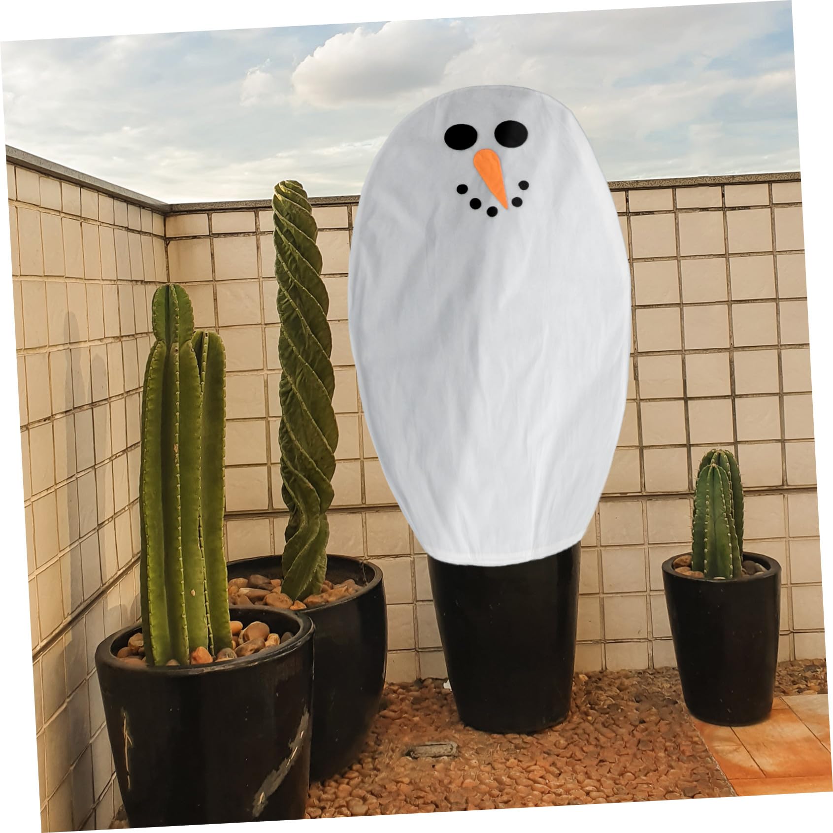 YARNOW 3piezas Cobertura Protectora De Plantas Funda Antifrost para Jardín y Huerto No Tejida Protección De Invierno