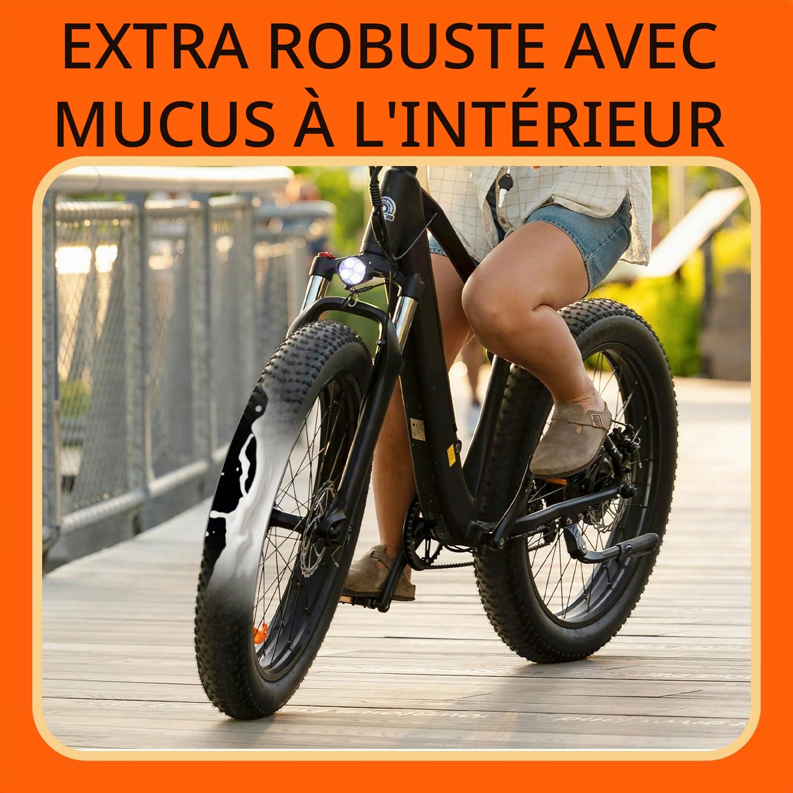 YunSCM 2PCS 102/114-559 Anti-crevaison Chambres à air 26x4.0/4.5 AV32mm Valve Prévention et Réparation,Compatible 26 Pouces Chambre à air Vélo de Route, VTT, vélo électrique 26x4.0 26x4.5