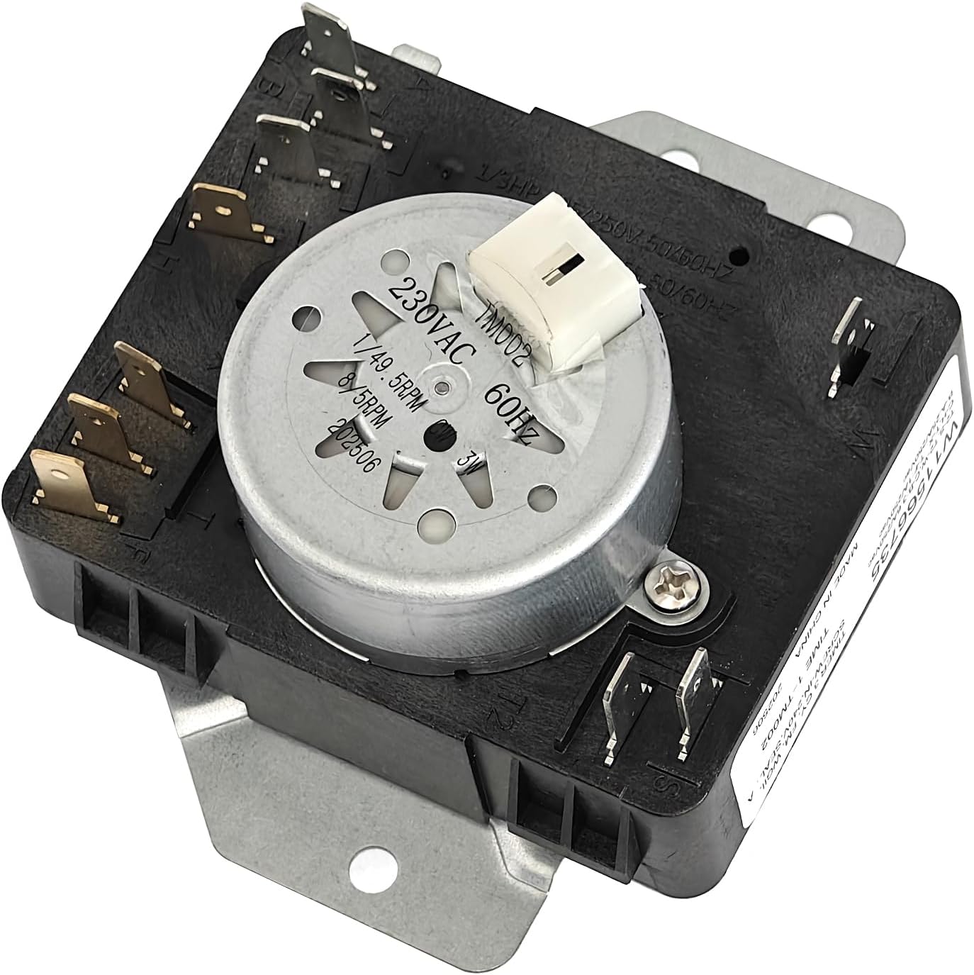 W11685947 60Hz 220VAC Dryer Timer Kit Fit for Whirlpool Maytag Spin Dryers - Dryer Replacement Parts W11685947 W11566735 MED4500MW0 YMED4500MW0