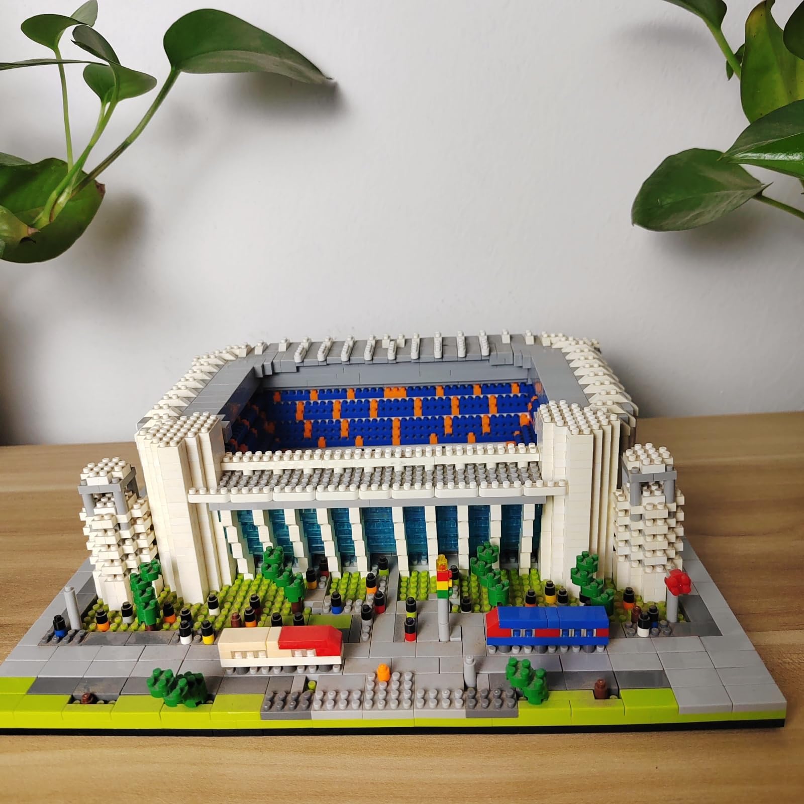 El Conjunto de Bloques de construcción arquitectónica Micro Mini de Estadio de fútbol - Juguete entretenido para Adultos Aficionados al fútbol