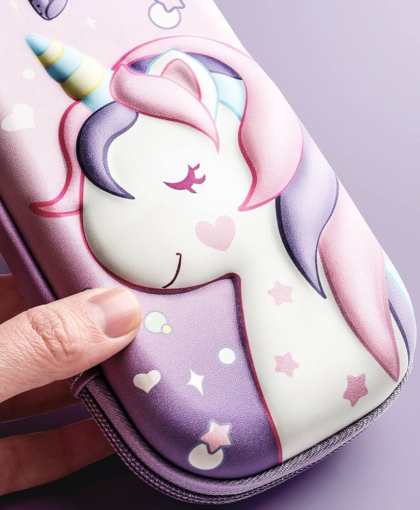 wolpin Ethylene Vinyl Acetate (Eva) 3D Pencil Case, Large Capacity wolpin Ethylene Vinyl Acetate (Eva) 3D Pencil Case, Large Capacity