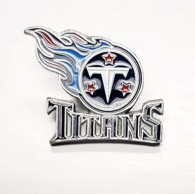 Titans Glossy Metal Hat Lapel Pin Team 