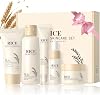 Korean Skincare Set - Skin Care for Women - Korean Skincare Set with Cleanser, Toner, Serum, Cream & Eye Cream for Glowing Glass Skin, Suitable for Giving to a Lady on Valentine's Day