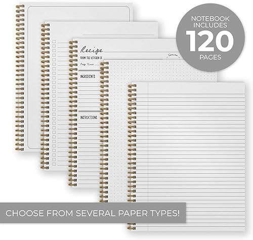 Miniatura 9 de Cuaderno de color esmeralda con foto personalizada, diario de tono frío de 8.5 x 11 pulgadas, 120 páginas, varios diseños de papel, tapa blanda