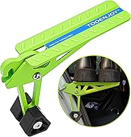 Vista 11 de TOOENJOY Escalón universal para puerta de coche, plegable, portaequipajes para puerta de coche, gancho en el pestillo de la puerta, escalera