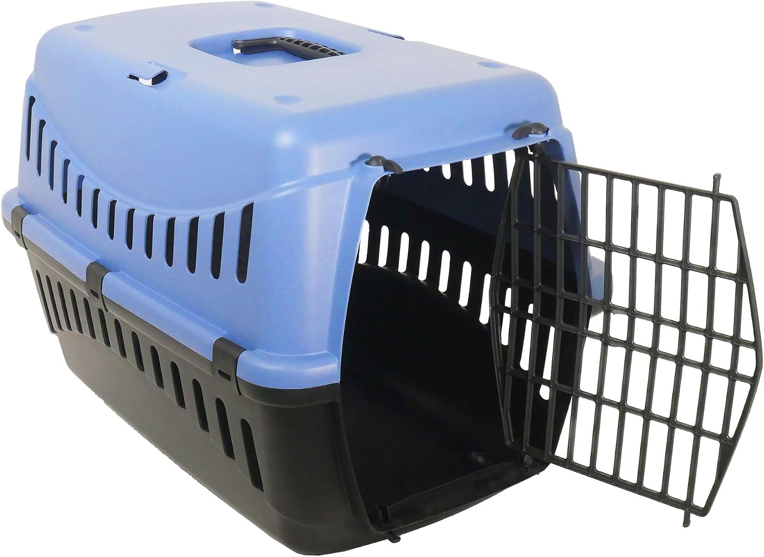 Rosewood ECO LINE Plastic Carrier Medium Slate Blue/Black