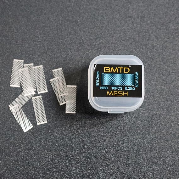 10Pcs Ni80 KA1 Mesh Coils Coil For Zeus X Mesh RTA 18 * 6.2mm (Ni80 0.2ohm)