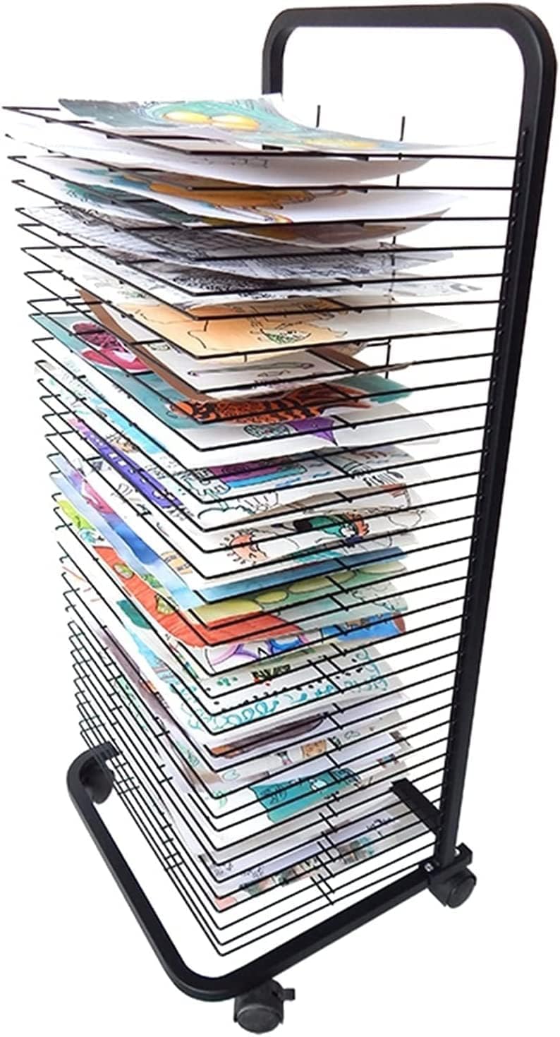 Amazon.com: EUKKIC Drying Rack, Mobile Classrooms, Art Studio, Mobile ...