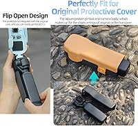 Vista 2 de Osmo Pocket 3 - Funda protectora con cordón, tapa de almacenamiento magnética para filtros y lente gran angular, cardán abatible y protector de Azul