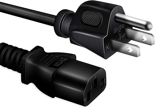 Miniatura 3 de PKPOWER Cable de alimentación de CA de 6 pies para monitor LED ViewSonic VA2456-MHD VX2467-MHD VA2447-MHJ
