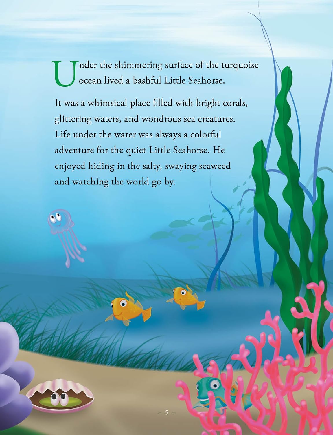 The Little Seahorse (Ocean Storybook for Kids)