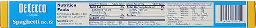 Miniatura 2 de De Cecco Producto de macarrones enriquecidos - Pasta espagueti (16 onzas cada una)