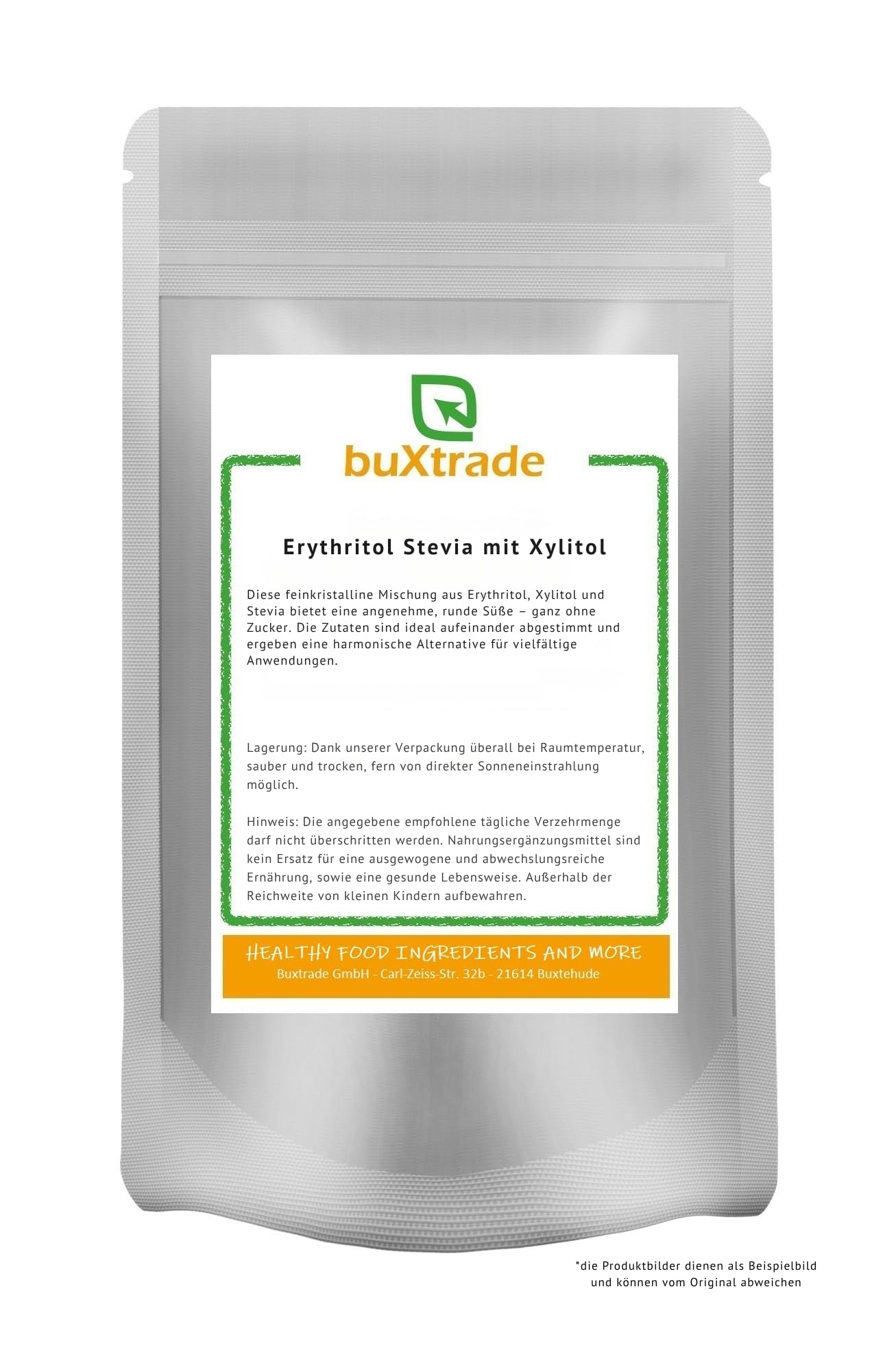 25 kg | Erythritol-Stevia mit Xylitol | Erythrit | Zuckerersatz | Kalorienfrei | Buxtrade
