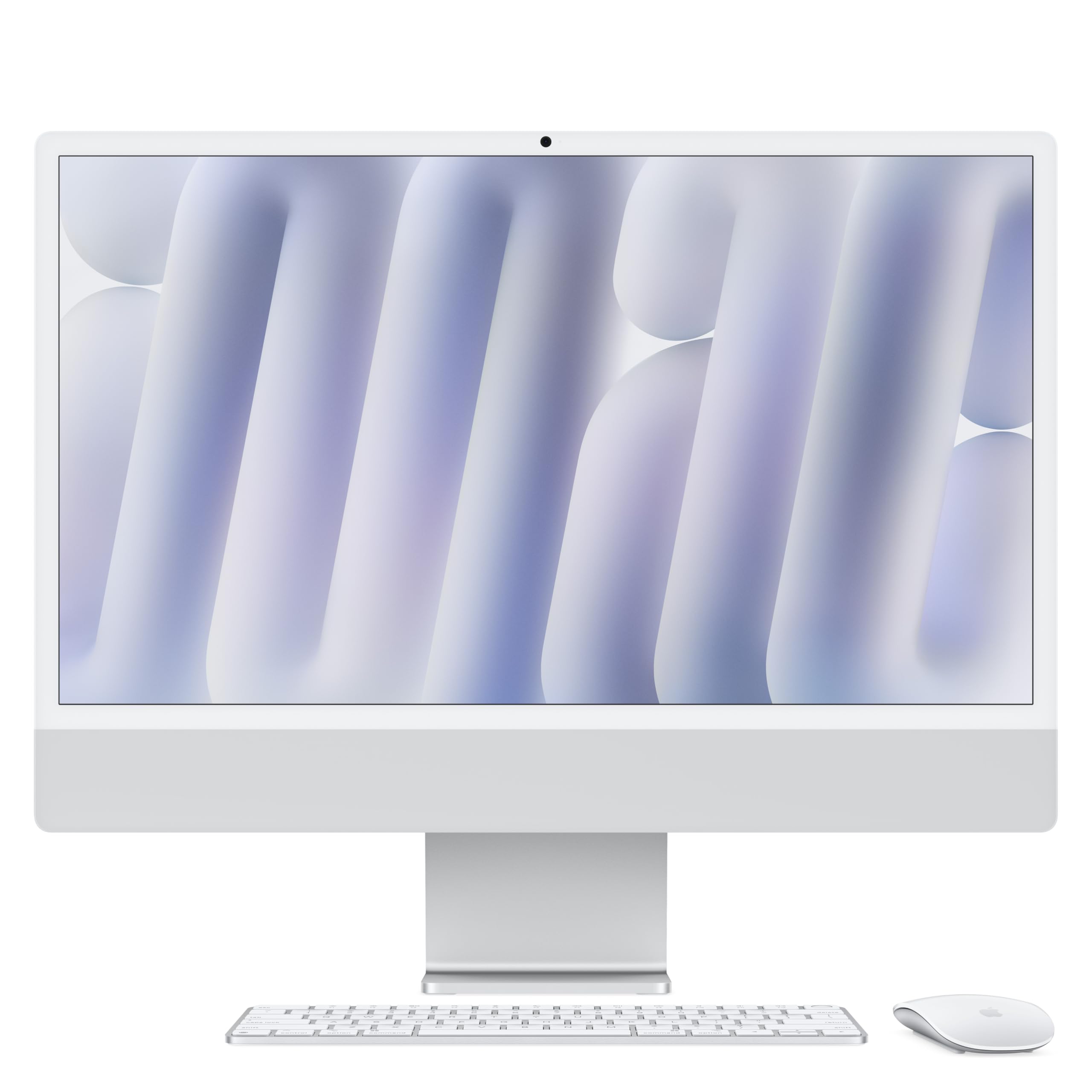 Apple iMac シルバー 24インチ Apple 2024 iMac All-in-One Desktop Computer with M4 chip, 10