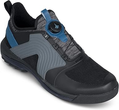 KR Strikeforce Maverick FT Fast Twist Lace System Black/Cobalt Mens Right Hand Medium Width Performance Bowling Shoe (Left Hand Medium, Numeric_9)